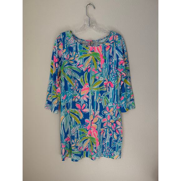Lilly Pulitzer Marlowe Cotton Jungle Hoppin Dress Size Medium - Picture 2 of 5